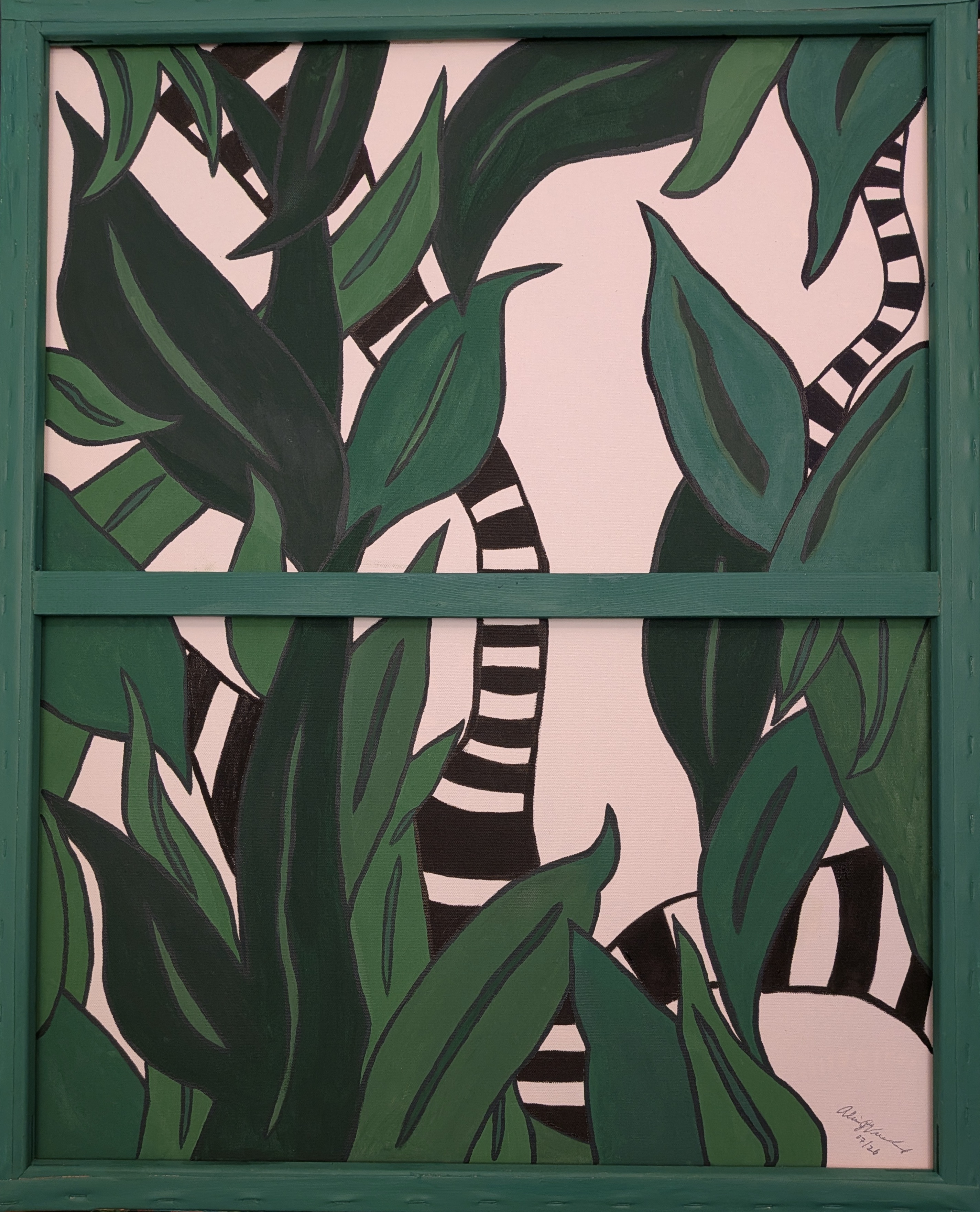 Back of artwork